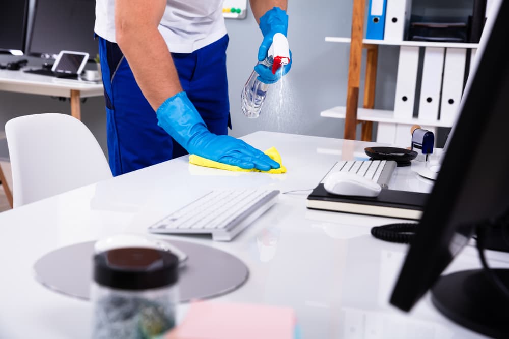 What are common cleaning mistakes in the office