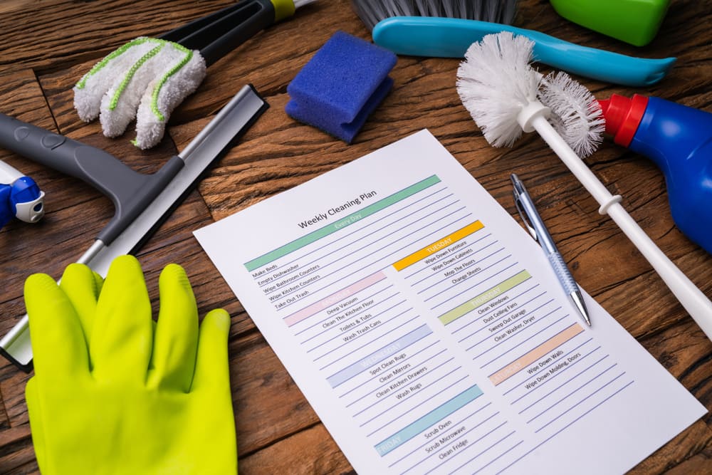 Guide to Creating a House Cleaning Schedule House Cleaners Tipton