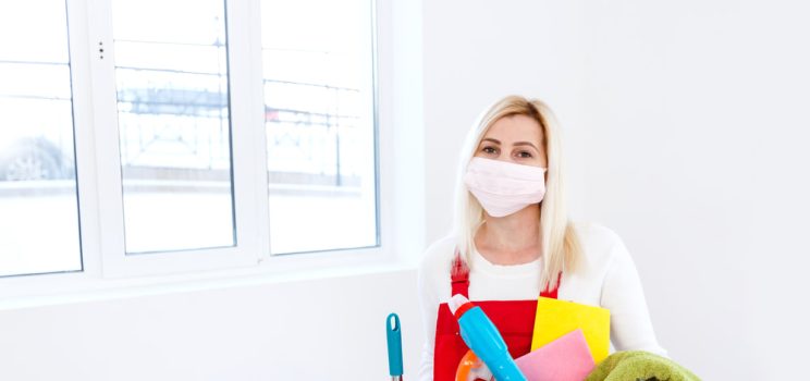 How do you do a deep clean after construction