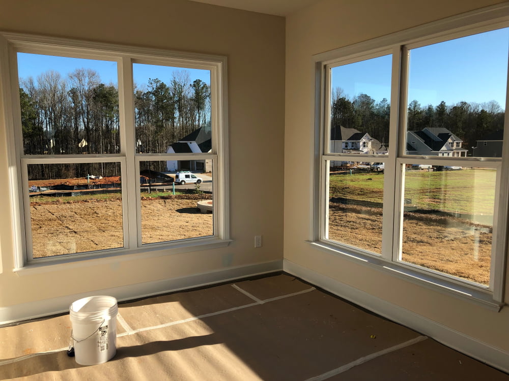 How do you remove construction dust from tile floors