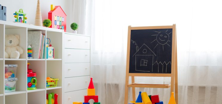 How do you clean a playroom?