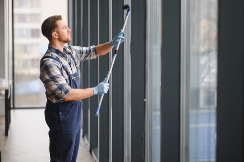 how to clean a large commercial facility